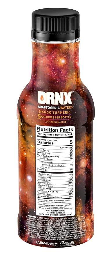 DRNX 12 Pack Adaptogenic Waters Complete 5 Calories