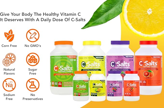 Buffered Vitamin C Powder Supplement 8oz