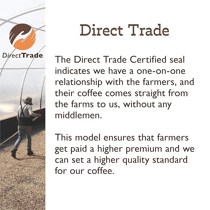 Fresh Roasted Coffee, Direct Trade Organic Dominican Republic, 12 oz, Medium Roast, Kosher, Whole Bean