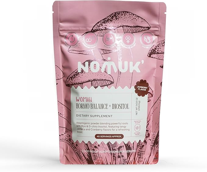 Woman Hormo Balance + Inositol 40:1| Hormonal Support for Women | 4 Adaptogens, Cranberry & Hibiscus Flavor | Promotes Hormo Balance, Energy & Menstrual Health | 100% Natural Ingredients, 40 Servings