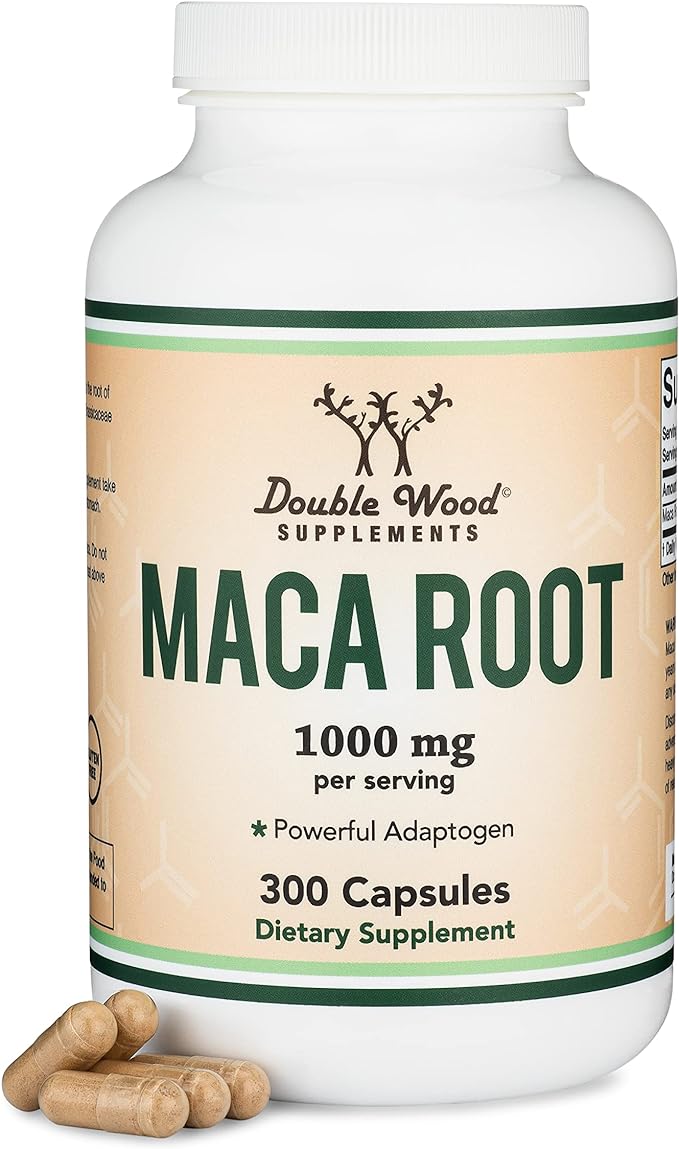 Maca Root Capsules for Women and 300 Count (1,000mg of