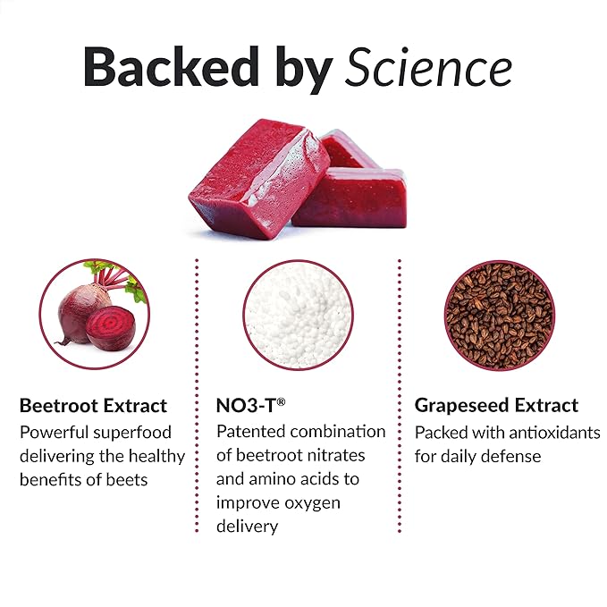 Force Factor Acai Soft Chews for Immunity & Total Beets Soft Chews for Heart Healthy Energy, 30 & 60 Chews