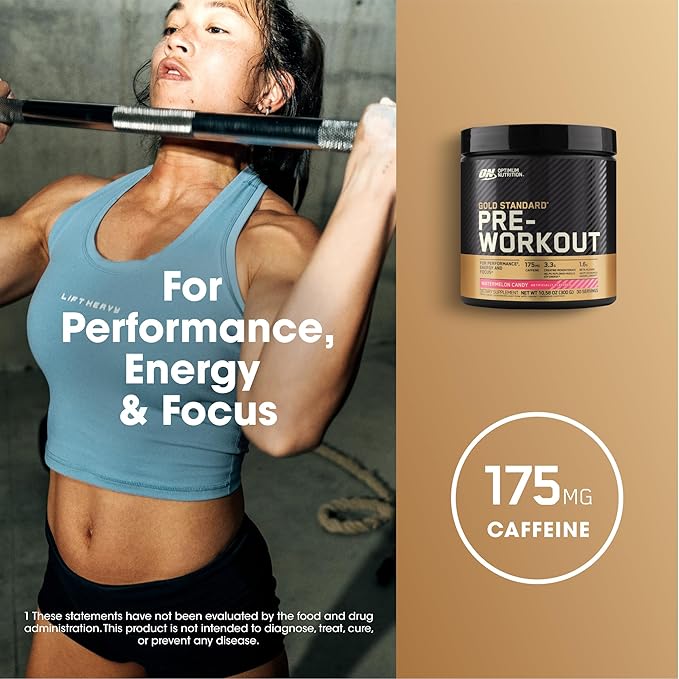 Optimum Nutrition Gold Standard Pre-Workout, Vitamin 30 Servings
