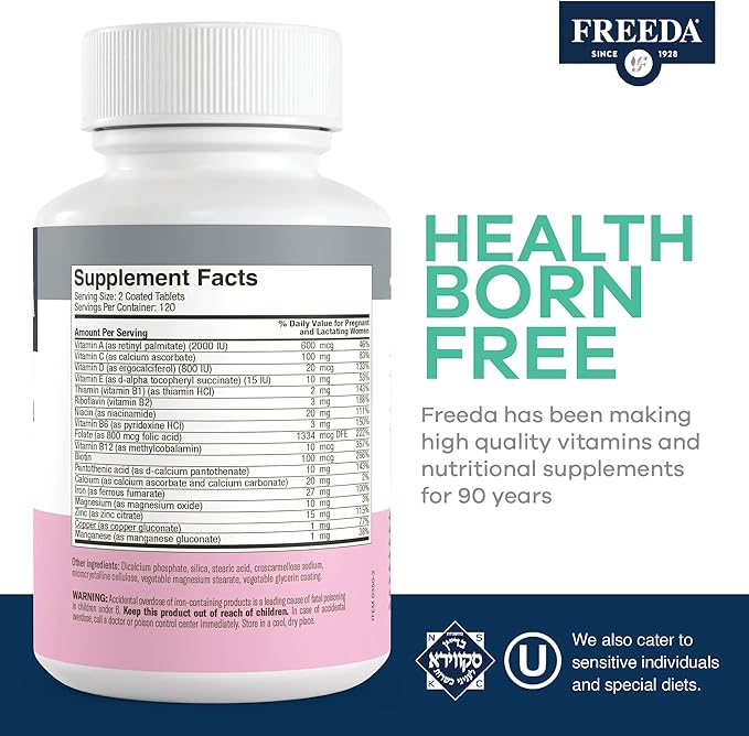 FREEDA Mini Prenatal Vitamin (240)