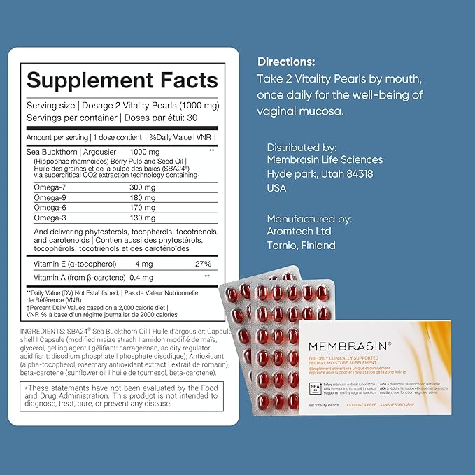 Membrasin Vitality Pearls 60 Pills