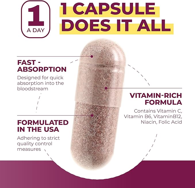 PurePremium Beet Root Capsules for Normal 90 Beetroot