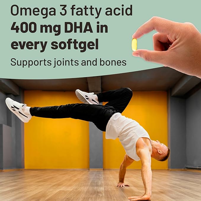 Vegan Vitality Vegan Omega 3 Supplement 60 Plant 3 Oil