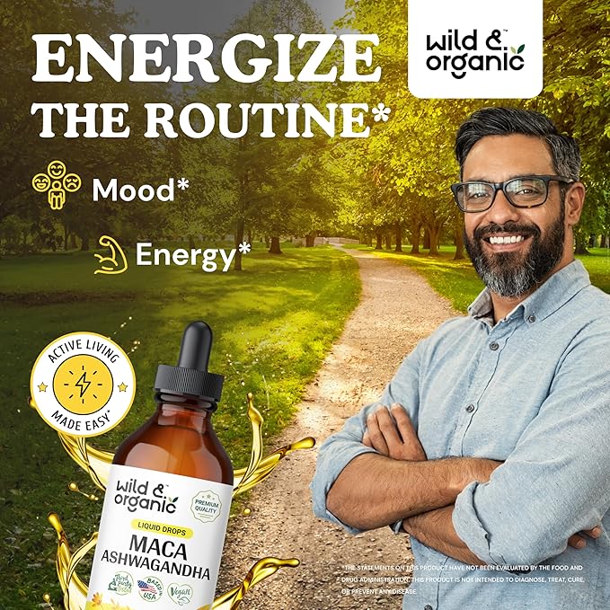 Maca Root Ashwagandha Drops 4 oz