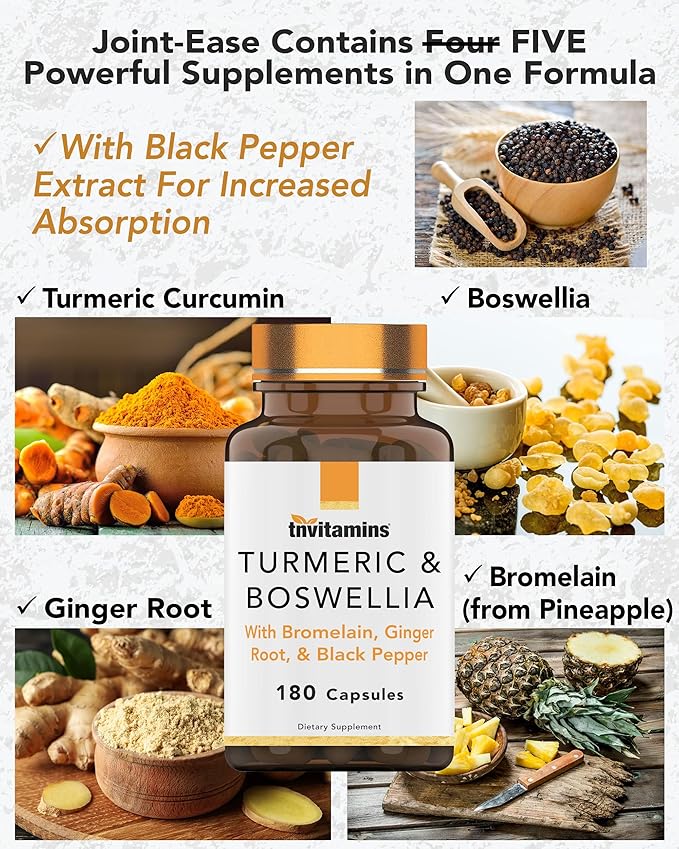 Turmeric & Boswellia Complex (180 Capsules)