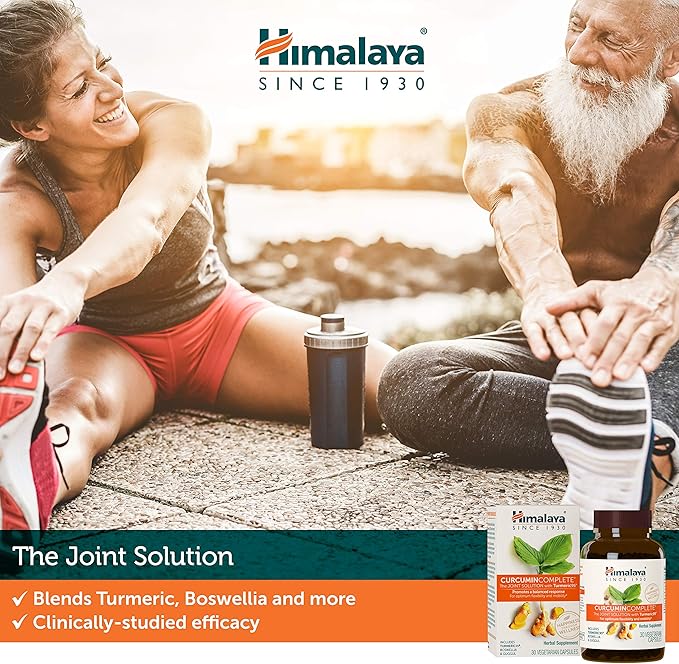 Himalaya Curcumin Complete for Joint Support 372 mg, 60 Capsules, 1 Month