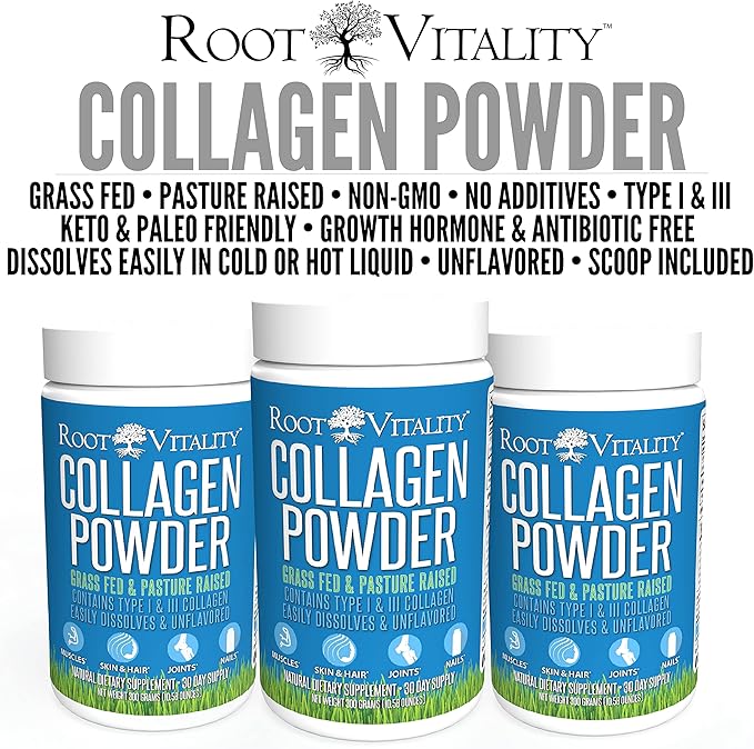 Root Vitality Collagen Peptides Powder (30 Servings)
