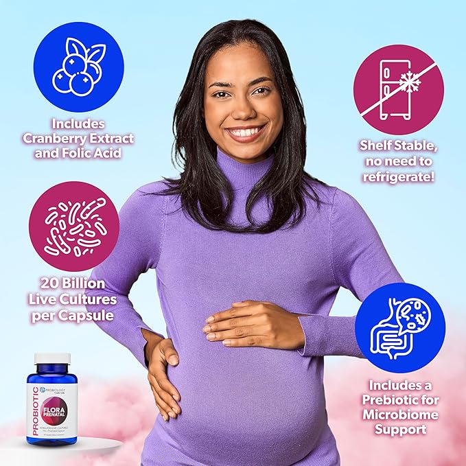 belle+bella Probiology Flora Prenatal Capsules 30 Caps