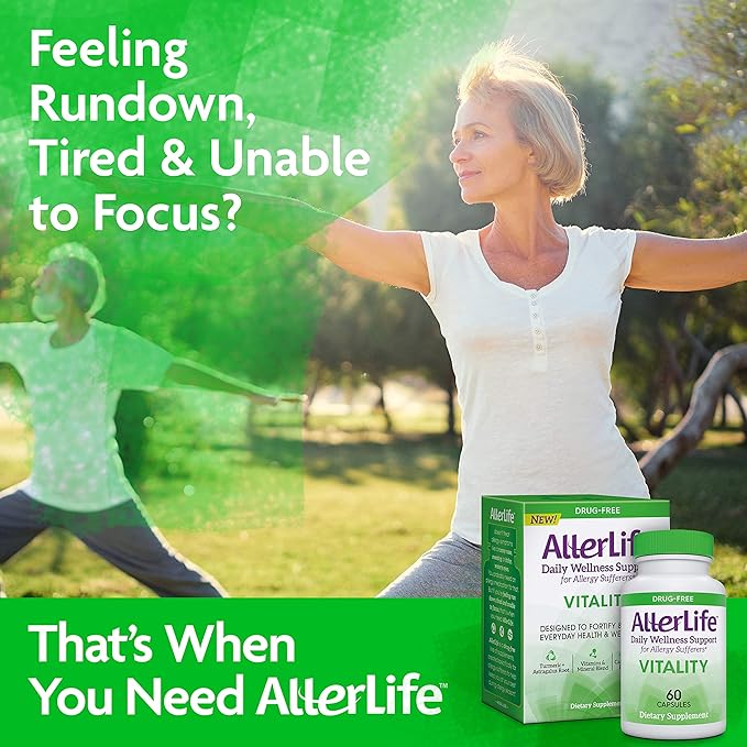 Vitality Capsules, Daily Allergy Supplements 60-Count