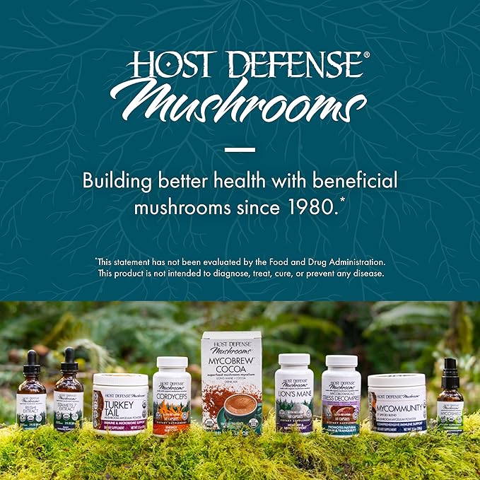 Host Defense Reishi Capsules 60 Capsules (30 Servings)*
