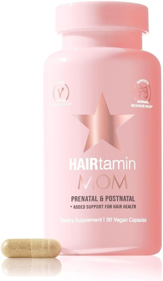 HAIRtamin MOM Vegan Prenatal & Postnatal (30 Counts)