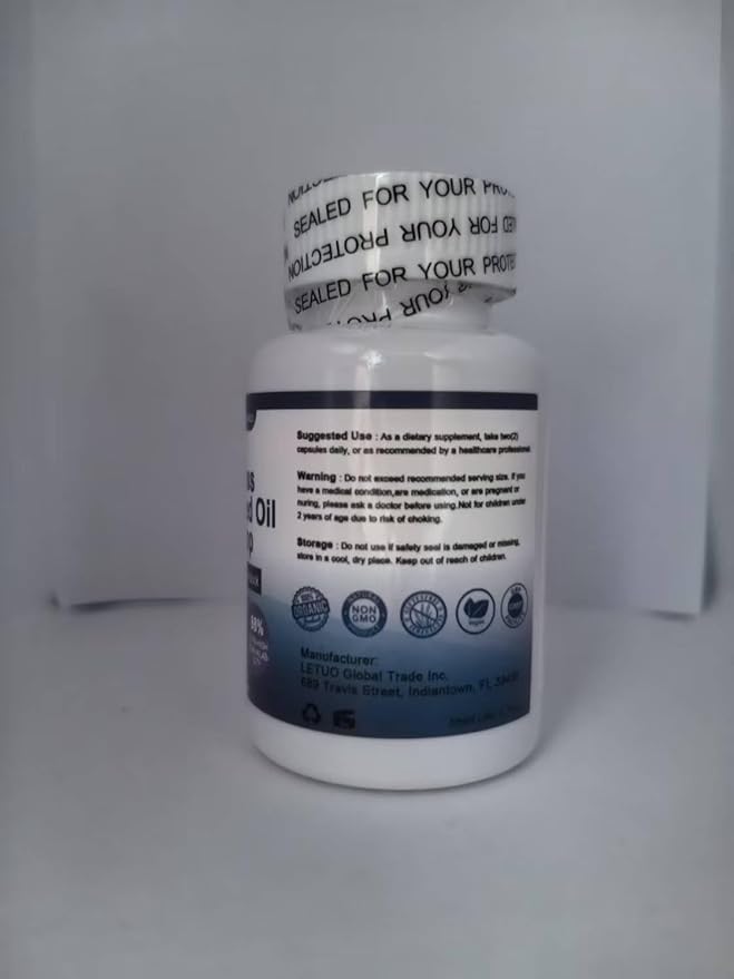 Sea Moss Softgel, Sea Moss Black Seed Oil Soursop Bladderwrack Burdock Turmeric for Cell Regeneration,Detox,Gut,Joint Support,Chew Superfood Seamoss 6X Stronger than Sea Moss Gel,Capsule,Gummy