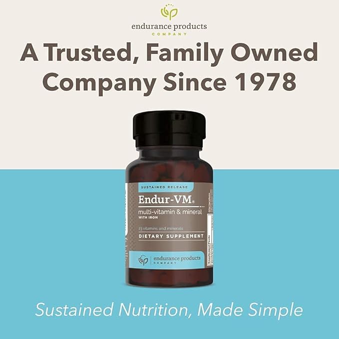 ENDUR -VM with Iron, Daily Multi-Vitamin B12, Calcium 150 Tablets