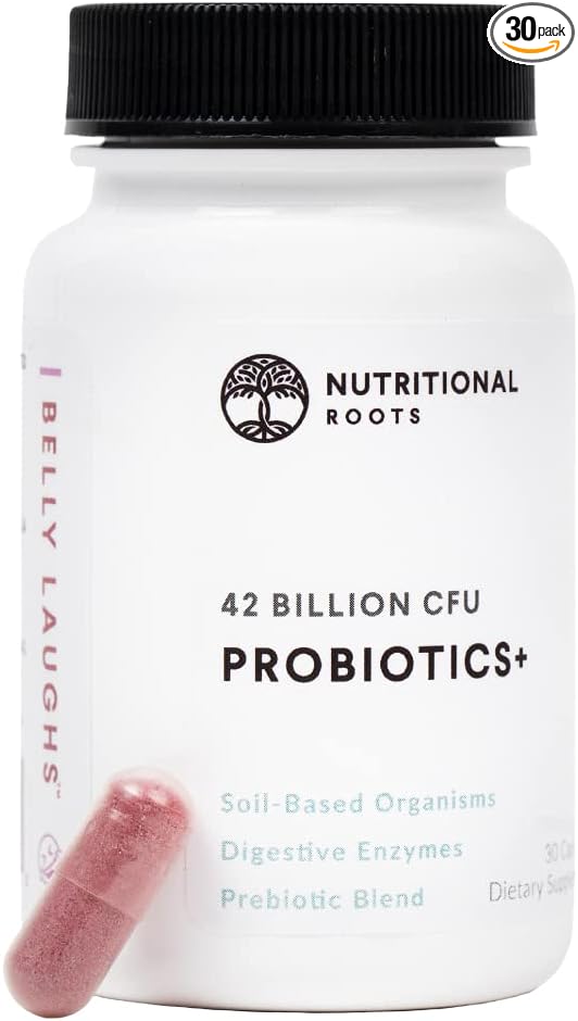 Probiotics+, Award-Winning SBO Probiotics, Organic Prebiotics, 42 Billion 30 Servings