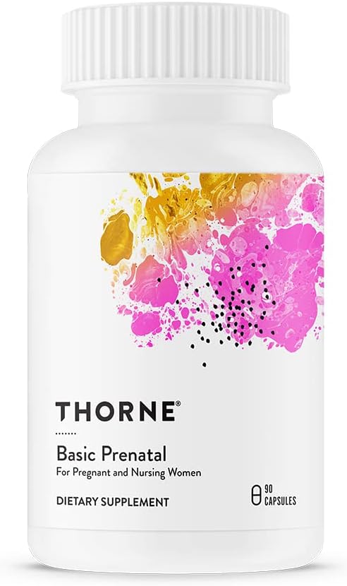 THORNE Basic Prenatal 18 Vitamins 90 Capsules 30 Servings