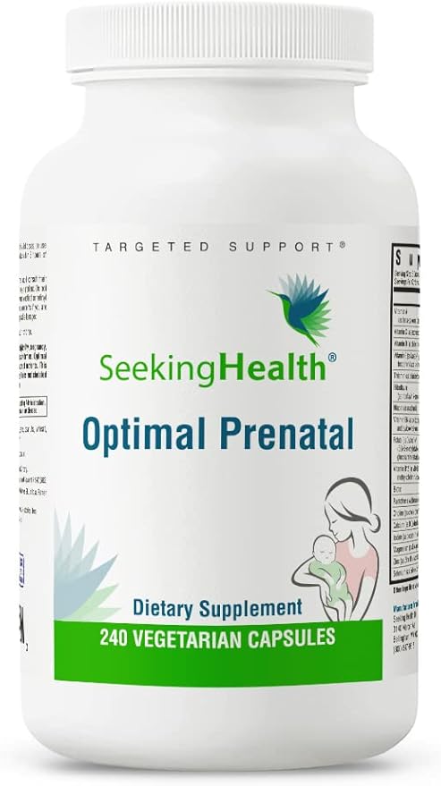 Seeking Health Optimal Prenatal, Women’s Vitamin B12, Methylfolate, 240 Vegetarian
