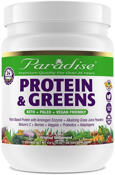 Paradise Herbs, ORAC Energy Proteins & 24 Servings 1 Scoop 20g Protein, 15