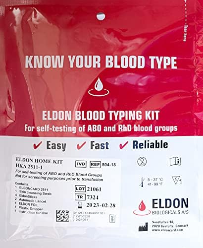 Original Home Blood Typing Kit (1 kit)