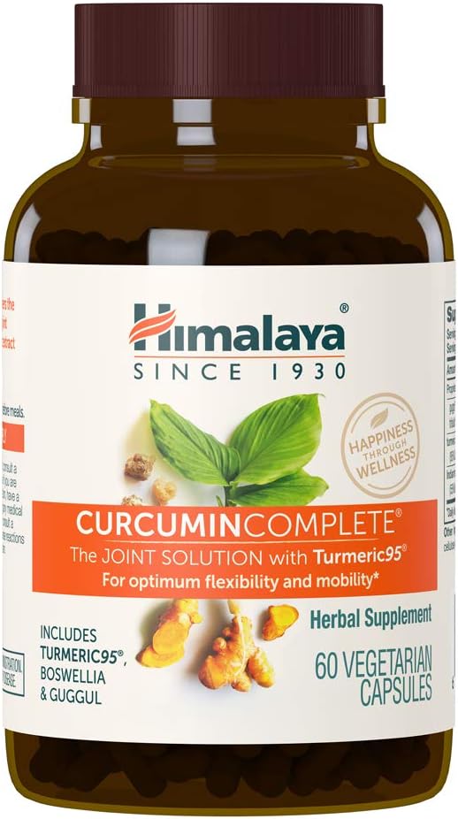 Himalaya Curcumin Complete for Joint Support 372 mg, 60 Capsules, 1 Month