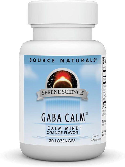 Source Naturals Serene Science GABA, 125 30 Tablets