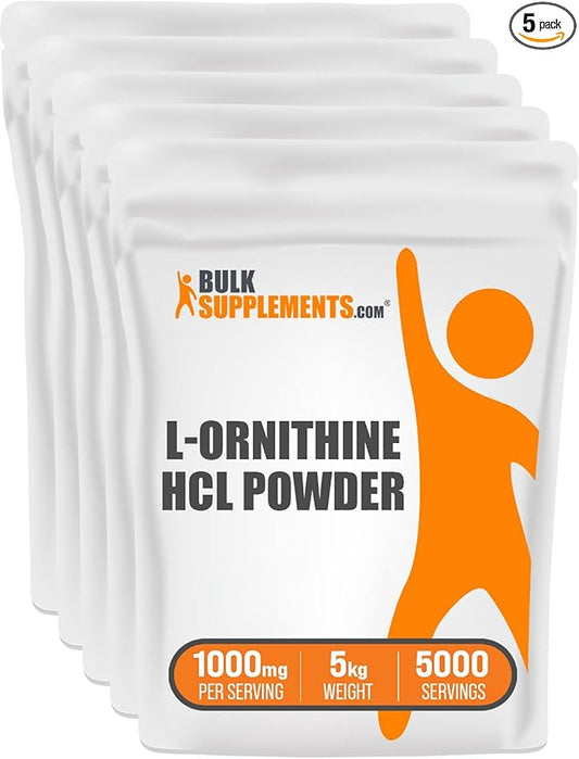 BulkSupplements.com L-Ornithine HCl Powder 1000mg per 5kg (11 (11 lbs) 5)