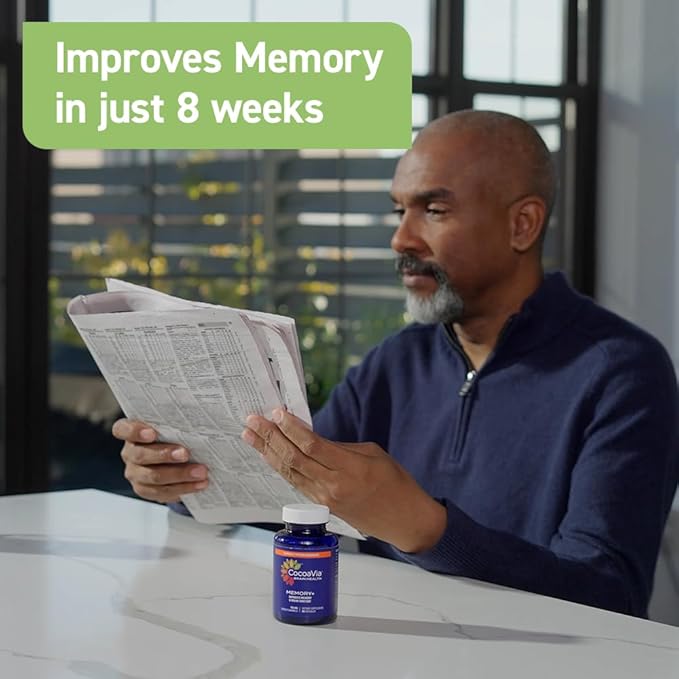 CocoaVia Memory+ Brain Supplement, 90 Day, 750 mg 270 Capsules