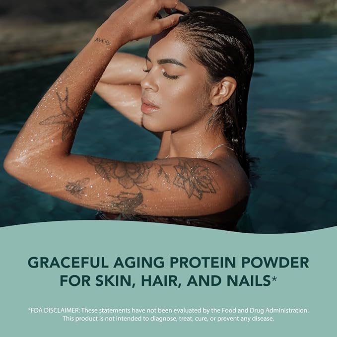 AMANDEAN Premium Anti-Aging Marine Collagen Peptides 500g Wild-Caught 1 & 3 Collagen 18 Amino