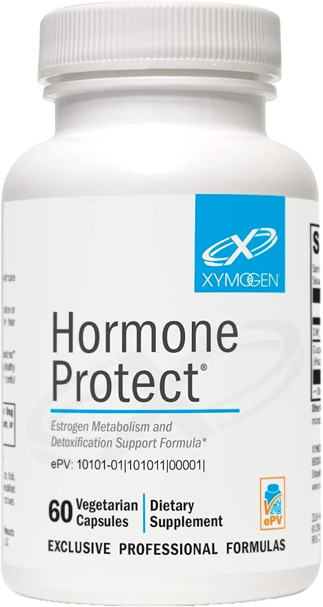 XYMOGEN Hormone Protect - Dim Supplements for Women with Glucoraphanin from Broccoli Extract - Promote Detoxification, Balance & Protect Estrogen Sensitive Tissues in the Breast & More (120 Capsules)
