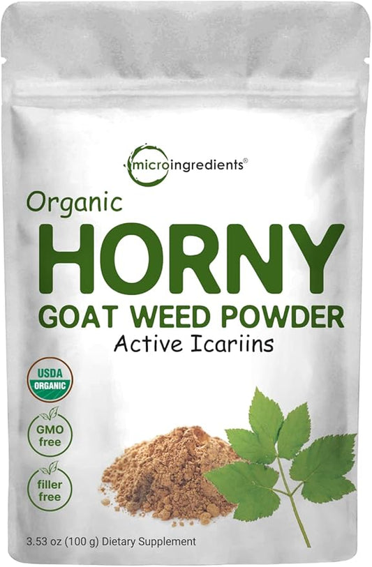 Maximum Strength Organic Pure Horny Goat 100 Grams,