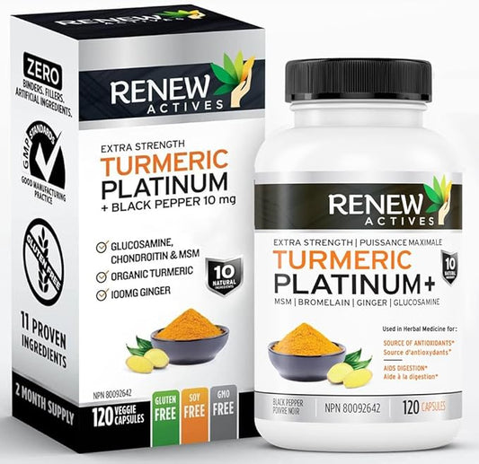 Renew Actives Turmeric Platinum 120 Capsules