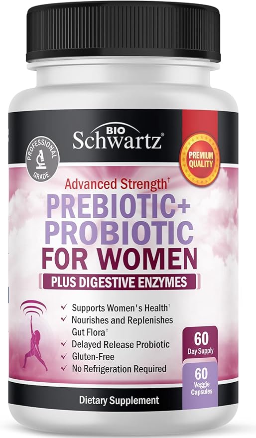 Prebiotics and Probiotics for Women 60 Count