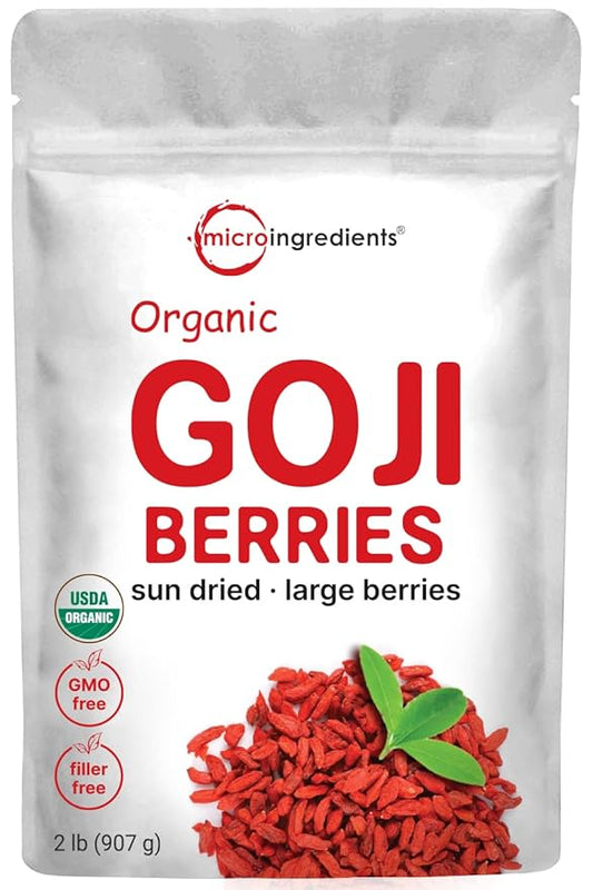 Organic Goji Berries, 32 Ounces 100% Natural