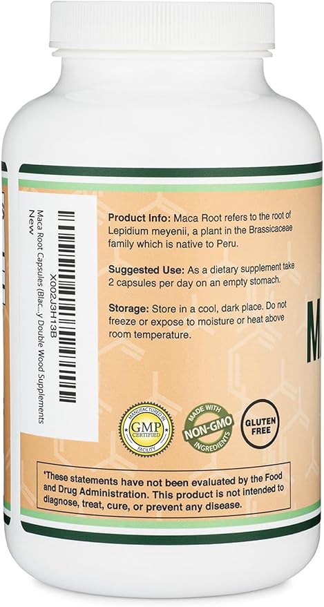 Maca Root Capsules for Women and 300 Count (1,000mg of