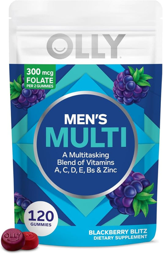 OLLY Men's Multivitamin Gummy, Immune Support, 60 Day 120 Count