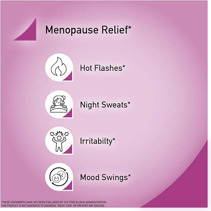 Menopause Symptoms Relief 120 Tablets