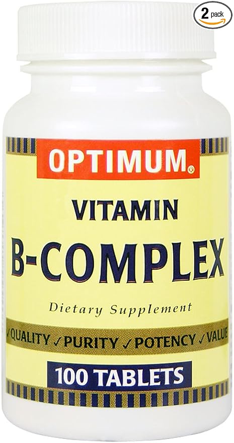 Optimum Vitamin B-Complex Tablets, 100 Count 2)