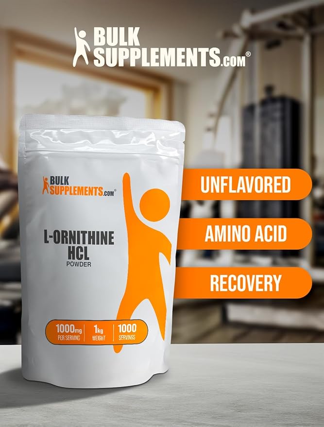 BulkSupplements.com L-Ornithine HCl Powder 1000mg per 5kg (11 (11 lbs) 5)