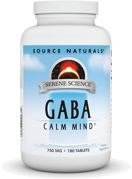Source Naturals Serene Science GABA, 750mg, 90 90 Tablets