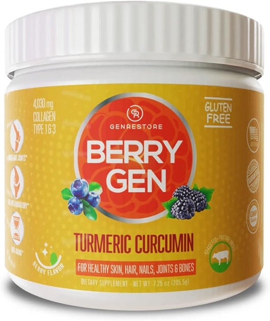 Turmeric Curcumin Collagen Powder with Vitamin C 30 Servings (1)