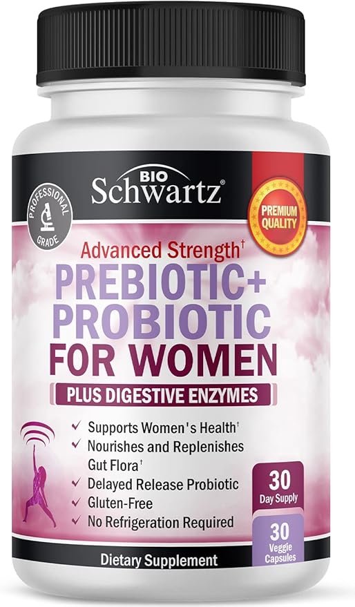Prebiotics and Probiotics for Women 30 Count