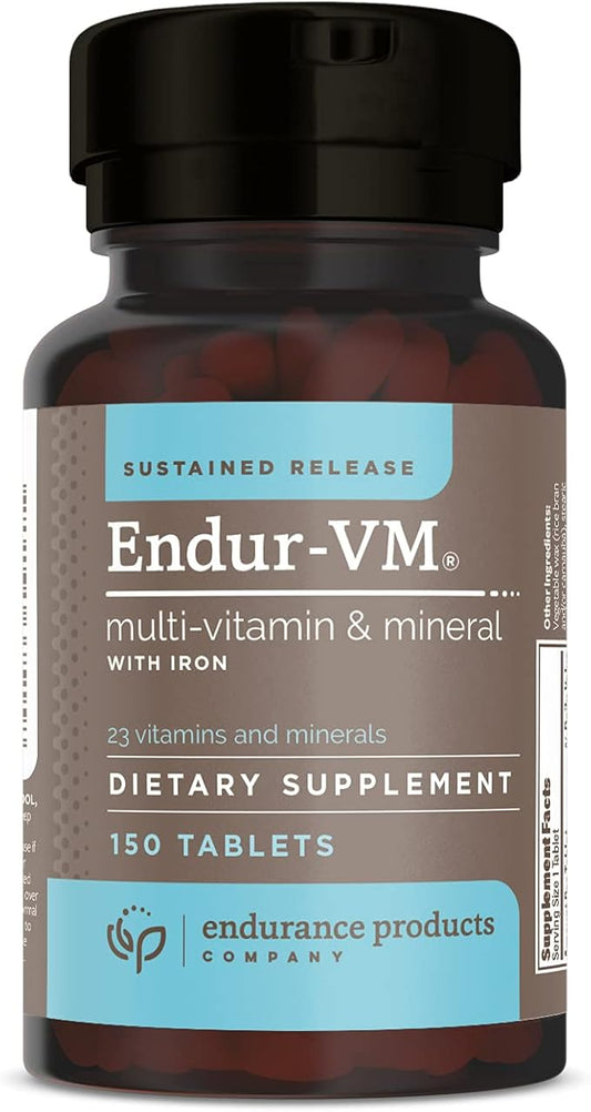 ENDUR -VM with Iron, Daily Multi-Vitamin B12, Calcium 150 Tablets