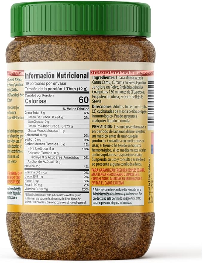 Sanar Naturals Immune Support Flaxseed, 8 oz 3 Digestive