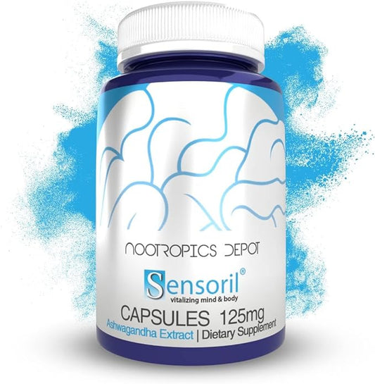 Nootropics Depot Sensoril Ashwagandha Capsules 125mg | 90 Count