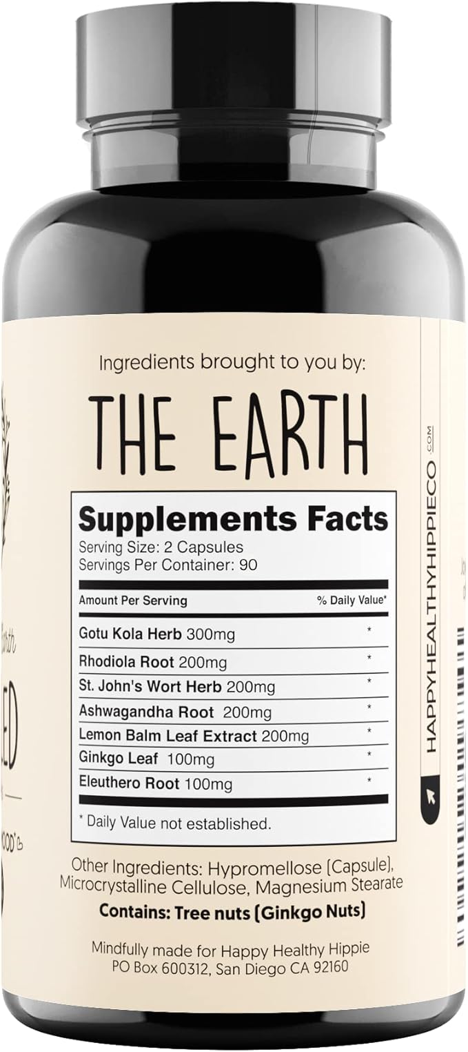 Joy-Filled Mood Support Supplement with St 100% Plant-Based 180 ct