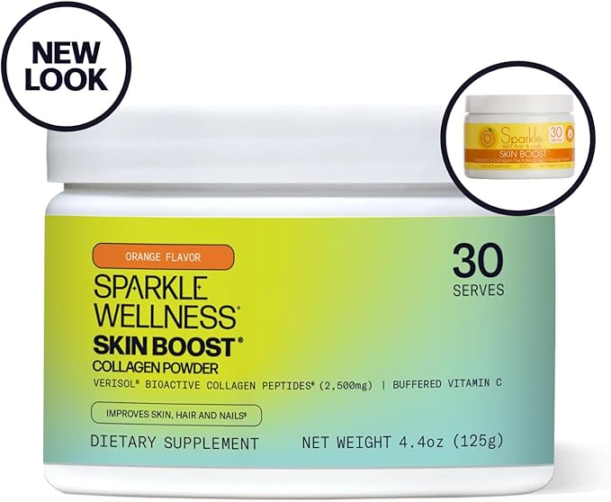Sparkle Skin Boost (Orange) [30-Serves] (3-Pack) 3X 4.4oz 4.4oz