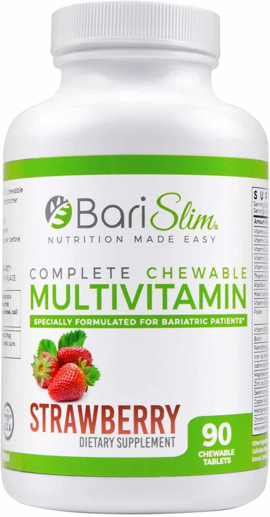 BariSlim Chewable Bariatric Multivitamin 45mg Iron